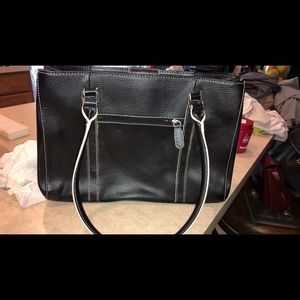 Black Wilson leather tote